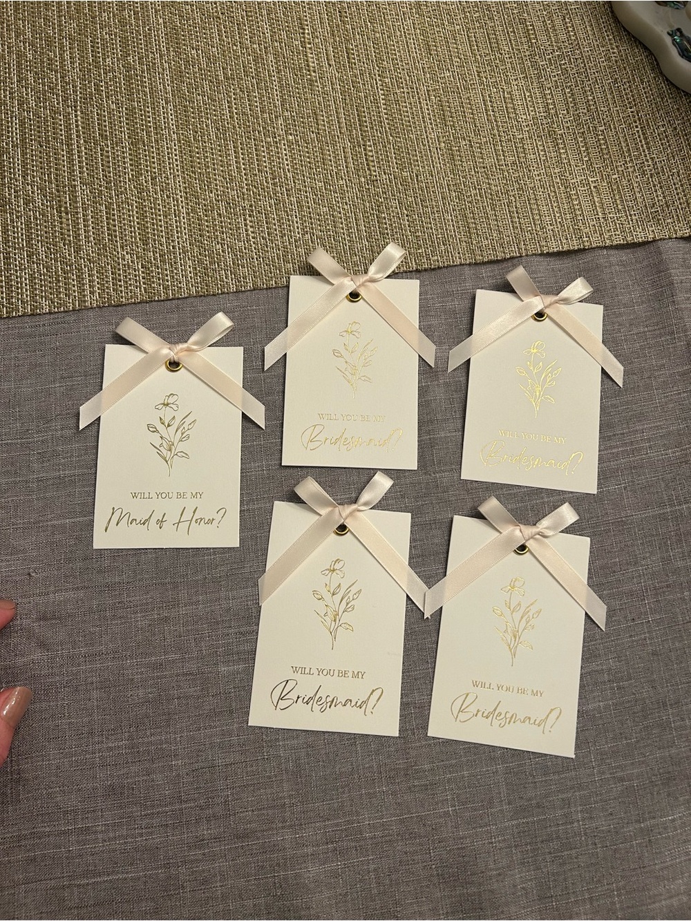 5 Bridesmaid Cards
